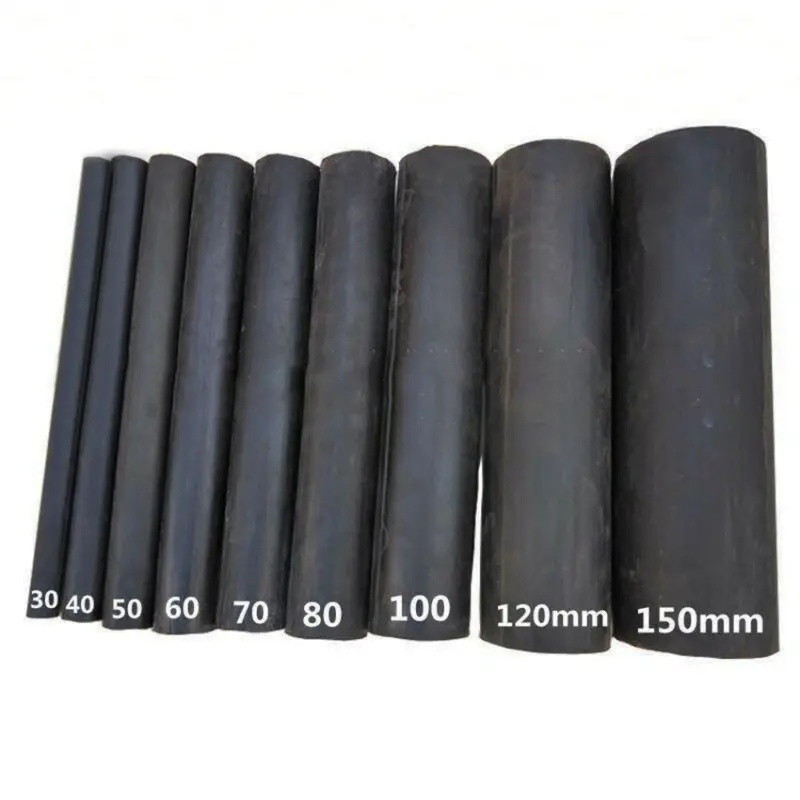 Sólido Borracha Natural Rods Bar Dia 21150 mm Resistente a Óleo Comprimento de Vedação 100500 mm Pcs Preto