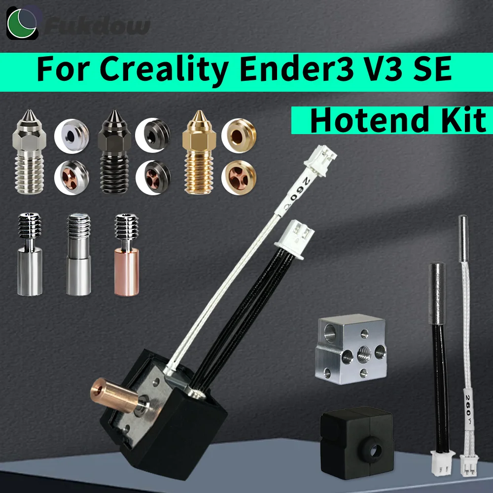 Upgrade Ender 3 All Metal Bimetal Heatbreak De Alta Temperatura Kit Hotend Para Creality Ender 3 V2 Ender3 Pro Cr10 S4 S5 Ender 5 Plus Pro Cs3