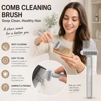 Hair Brush Cleaner Tool Detachable Comb Cleaning Brush for Air Cushion Comb Massage Hairbrush Hair Removal Gadget 5