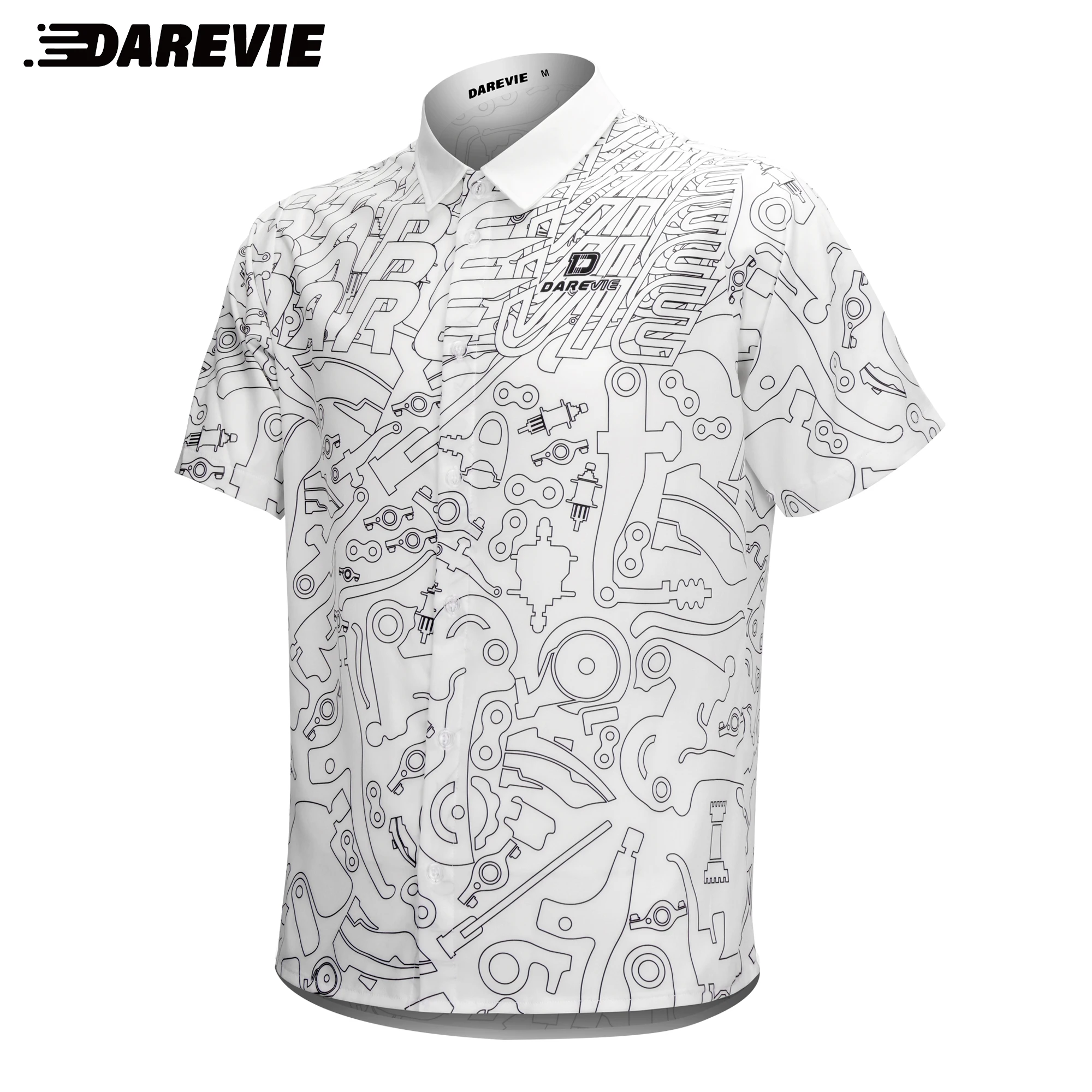 thumbnail image 1 of Camiseta de ciclismo DAREVIE 2025 Verano Transpirable Suave Deporte Ropa de bicicleta MTB Carretera Estilo de vida Deporte al aire libre Maillot de ciclismo, 1 of 5