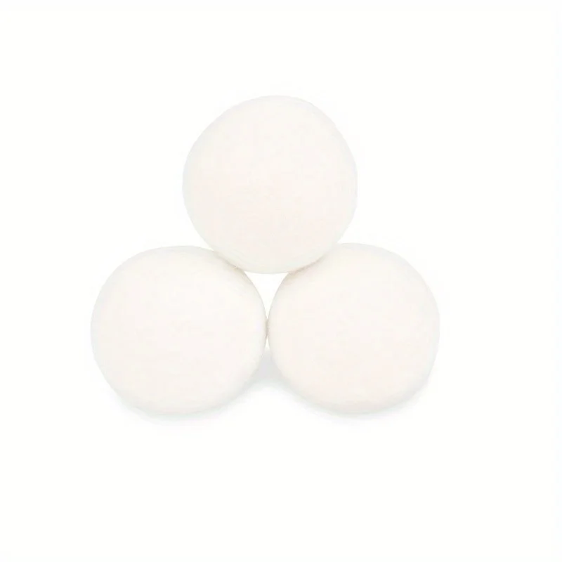 3pcs Laundry Ball Premium Reusable Wool Drying Balls Laundry Essentials for Soft Clothes Anti-Static Washing Machine Accessories