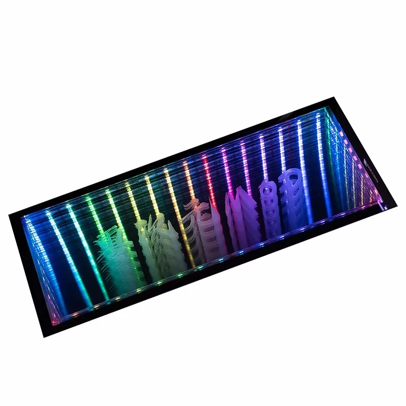 

3D Infinity RGB Panel PC Case Lighting Plate Custom Chassis Decoration GPU Backplate DIY Gamers Transperant AURA MOD