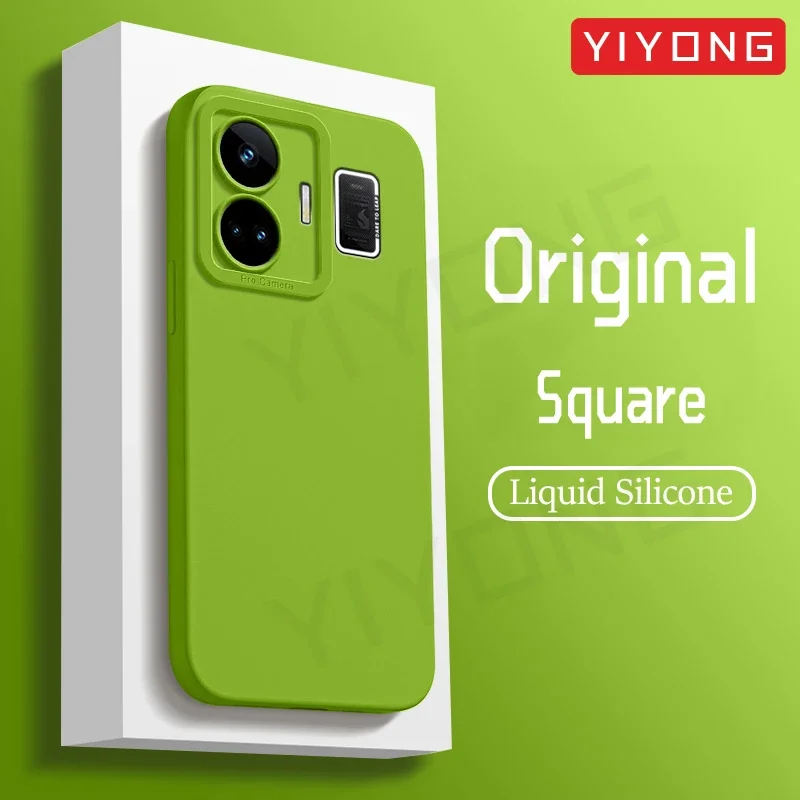 Realme GT Neo5 Case YIYONG Liquid Silicone Soft TPU Cover For OPPO Realme GT Neo 5 3 3T 2 GT5 GT3 GT2 Pro Neo3 Neo3T Neo2 Cases