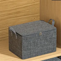 Clothes Storage Bag Wardrobe Organizer With Lids Quilt Organizer With Handle Luggage Moisture-Proof Organizer Household Sorting 1