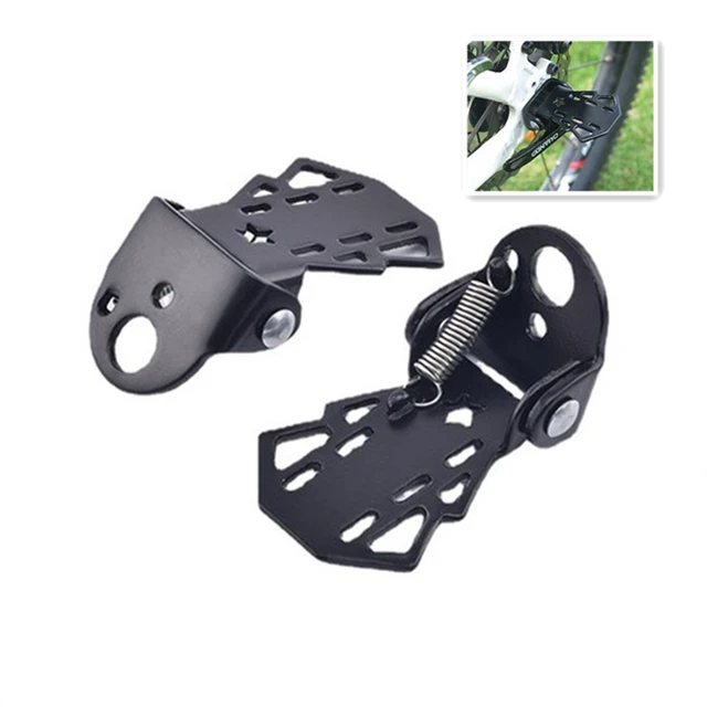  1 Pair Bike Rear Pedals,Mini Folding Bicycle Foot Pegs,  Non-Slip Bicycle Footrests,Rear Seat Footrest Pedals for Mountain Bike E- Bike : Sports & Outdoors