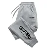 California Printed Jogging Pants Sports Pants Fitness Running Trousers Sports Style Sweatpants Pants Men Tracksuit Sweatpants 2