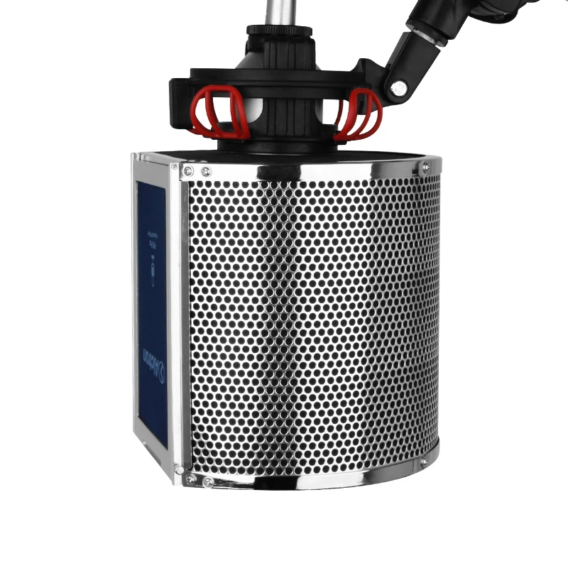 Alctron Pf8 Pro Espuma Reflexão Filtro Portátil Estúdio Acústico Mic Tela com Sistema de Redução Ruído e Windsheld