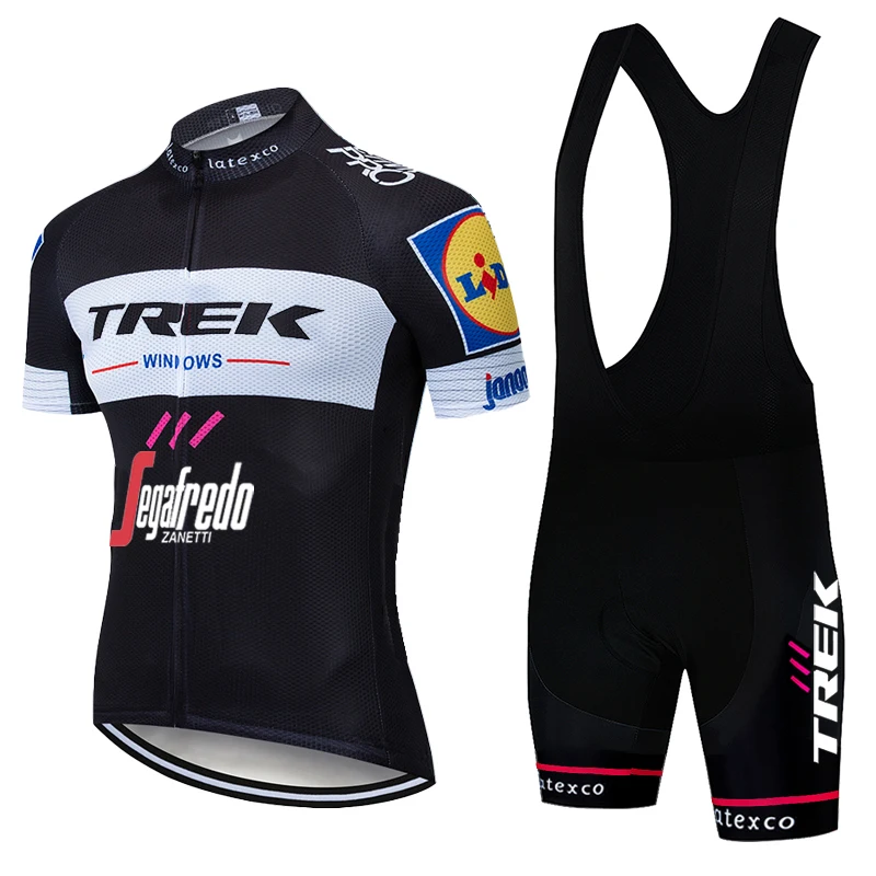 

TREK Cycling Bib Men's Clothing Jersey 2024 Summer Blouse Sports Set Pro Complete Pants Gel Mtb Clothes Man Shorts Uniform Suit