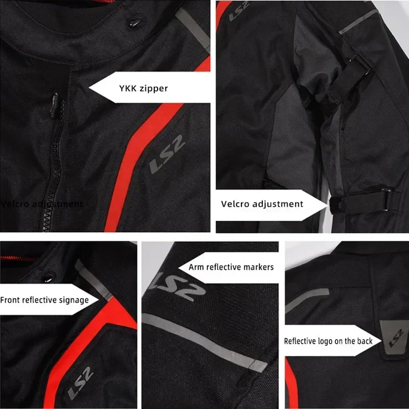 Motorcycle Jacket Autumn Winter Waterproof Windproof Warm Moto Jacket Men Women CE Anti-fall Motocross Riding motorcycle jacket