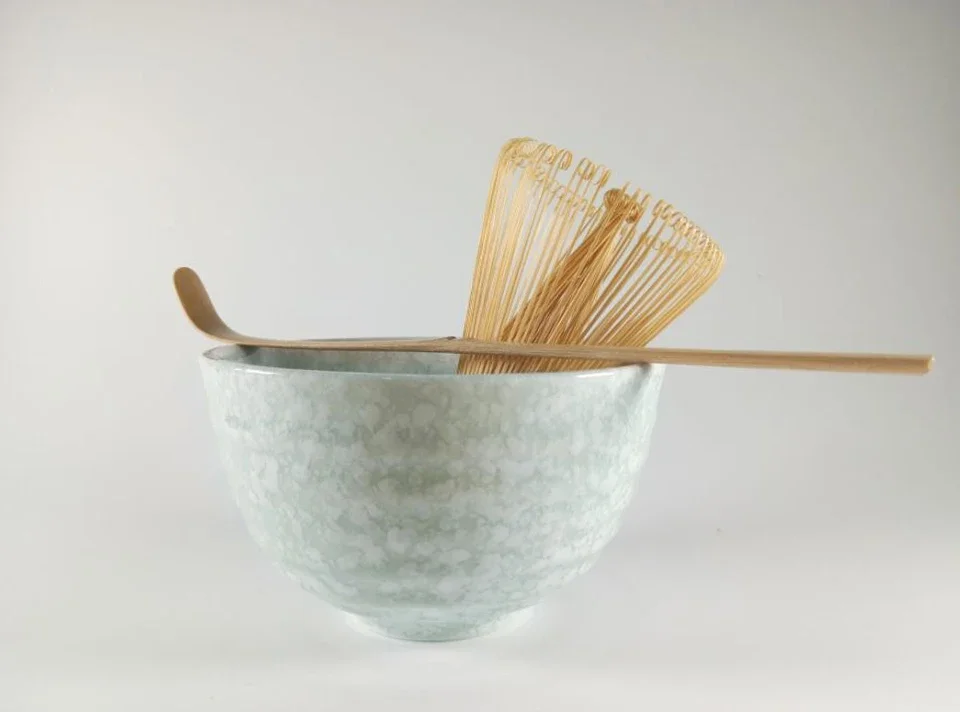 Japanese Tea Ceremony Matcha Bowl Scoop Whisk