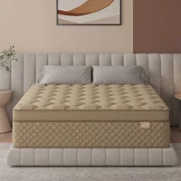 12"14" Gel Memory Foam Hybrid Pocket Spring Mattress Twin Full Queen King Bed Mattress In A Box, Medium Firm Motion Isolation