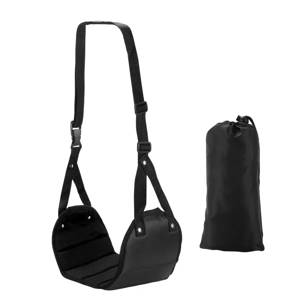 Airplane Footrest With Adjustable Strap, Portable Hammock Leg Rest, Perfect Travel Accessories