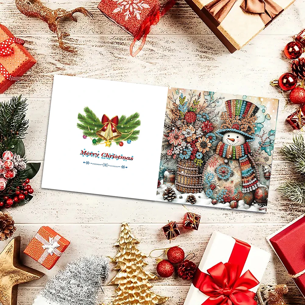 Crystal Art Diamond Painting Greeting Card Kit - Dolphin - 7 X 7" (18 X