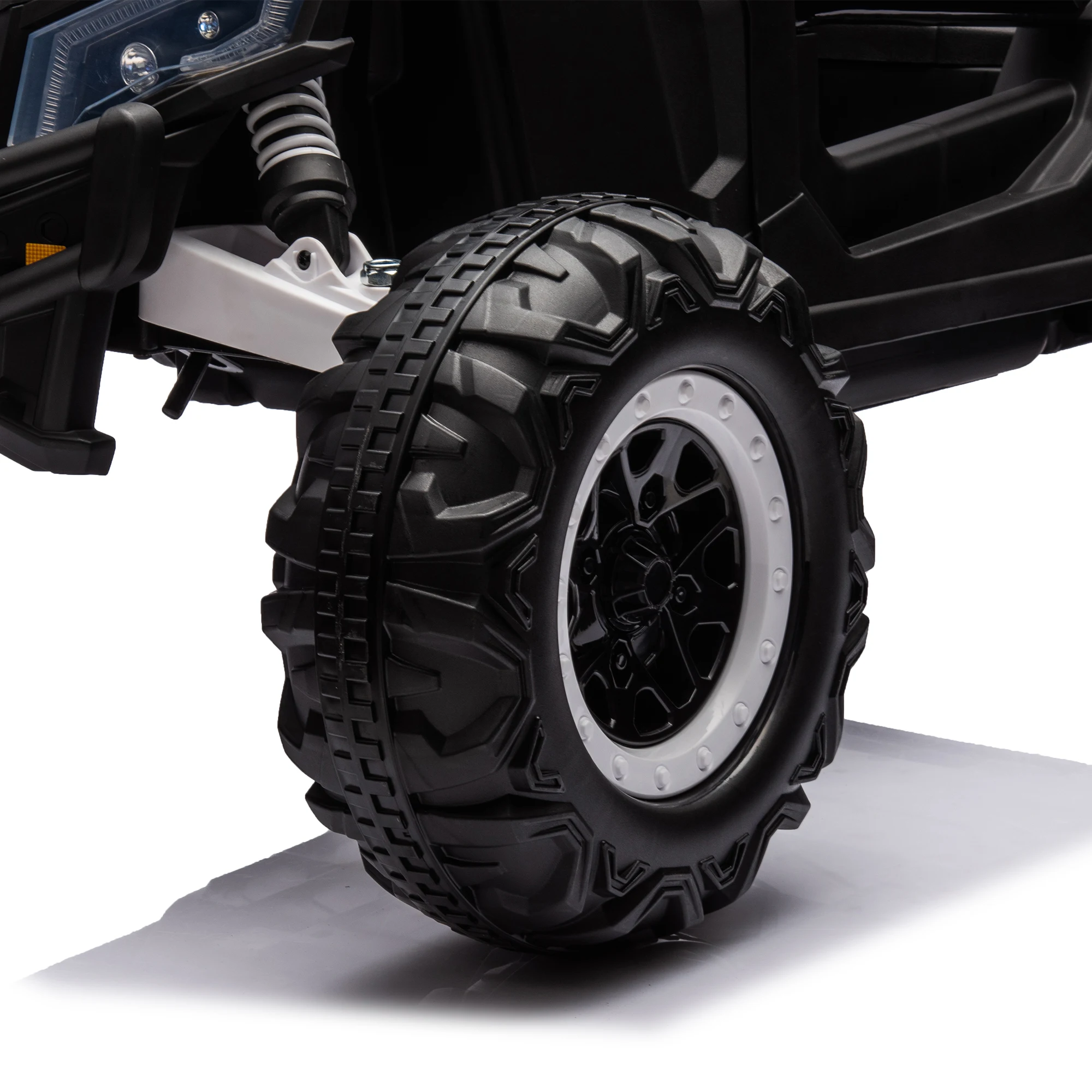 12V Ride On Car with Remote Control,UTV ride on for kid,3-Point Safety Harness, Music Player-Off-Road Adventure for Kids