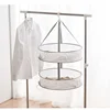 Foldable double-layer clothesline socks sweater socks artifact clothesline flat mesh bag clothesline drying net 1PC 3