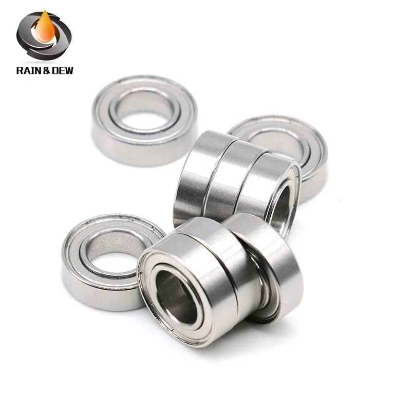 Ceramic Bearing 15x21x4 mm ABEC-7 S6702ZZ CB Stainless Steel Hybrid Without Grease Fast Turning 1Pcs