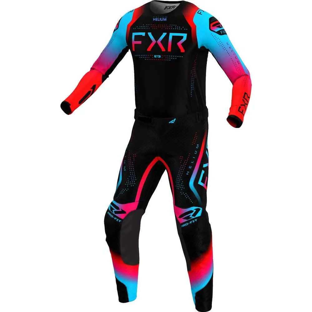Motocross gear set.06 Helium FXR Motocross Gear Set Moto Clothing Off Road Jersey Set ATV kit Breathable Dirt Bike Combo Suit