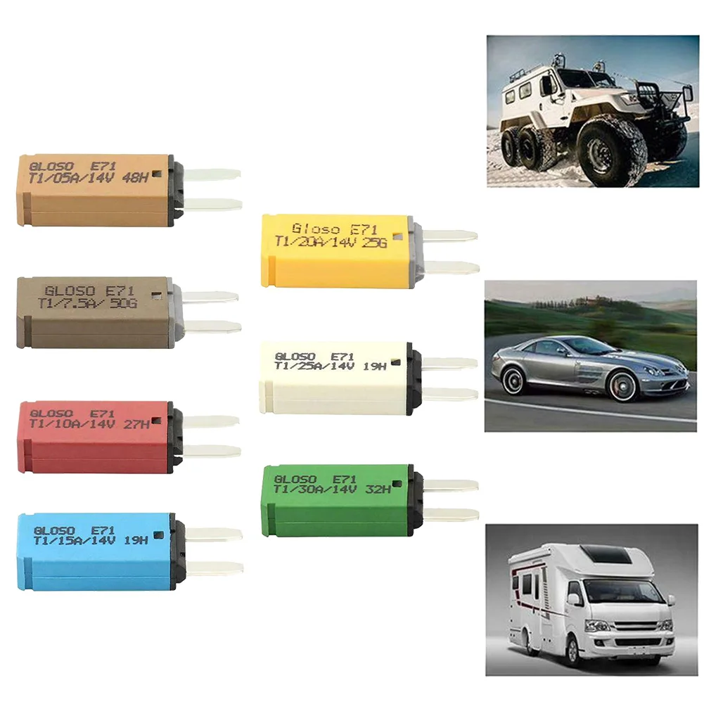 Description Picture 2 of itemAutomatic Recovery Circuit Breaker Fuse 12-24V/DC Multi-Protection Overcurrent Protection For Motorcycles For Oceans