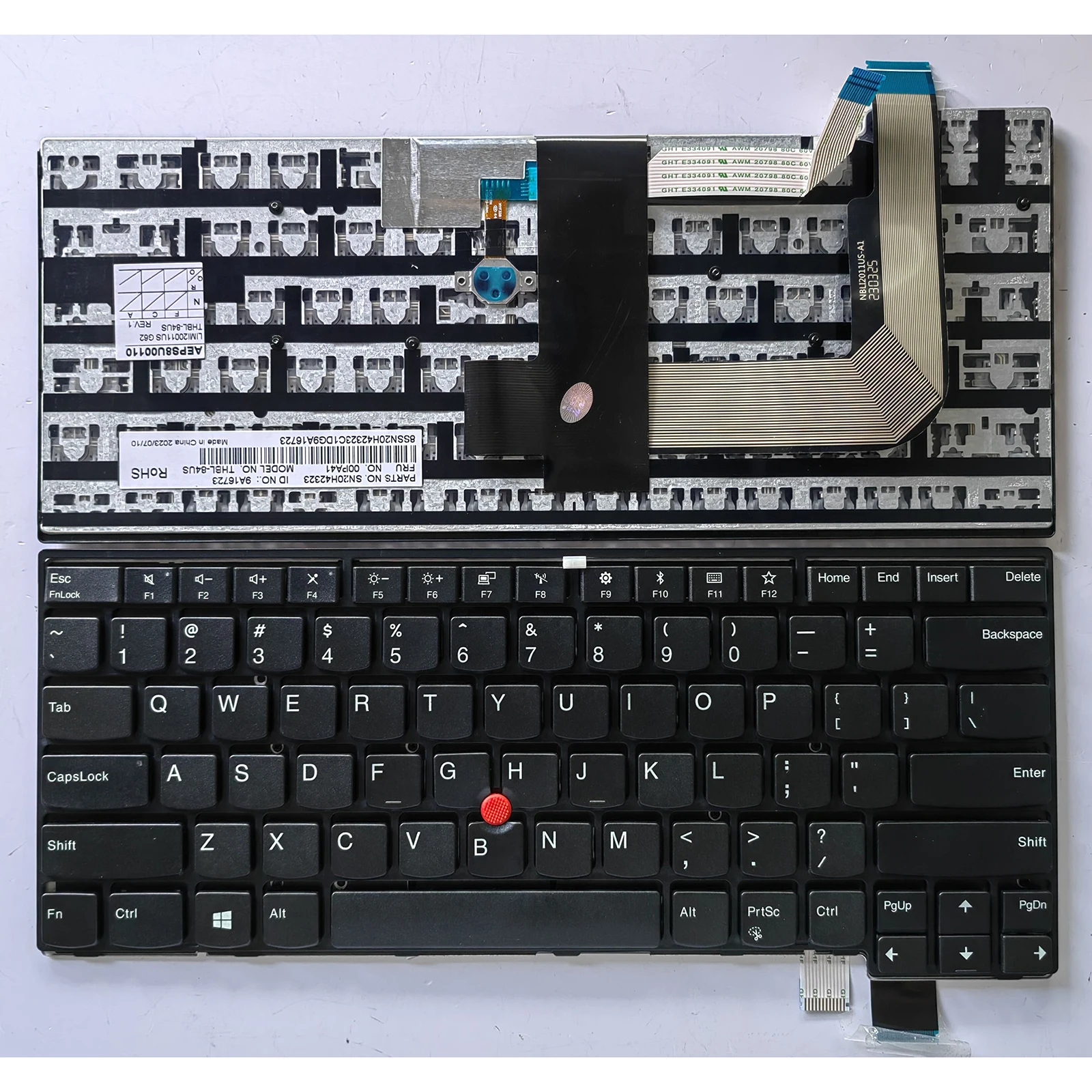 Lenovo THINKPAD X13 L13 Gen 2 S Tastiera Greco Nero Retroilluminato