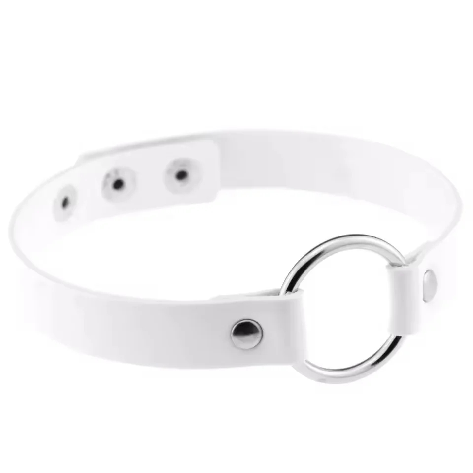 Elegant Gothic Leather Choker Necklace
