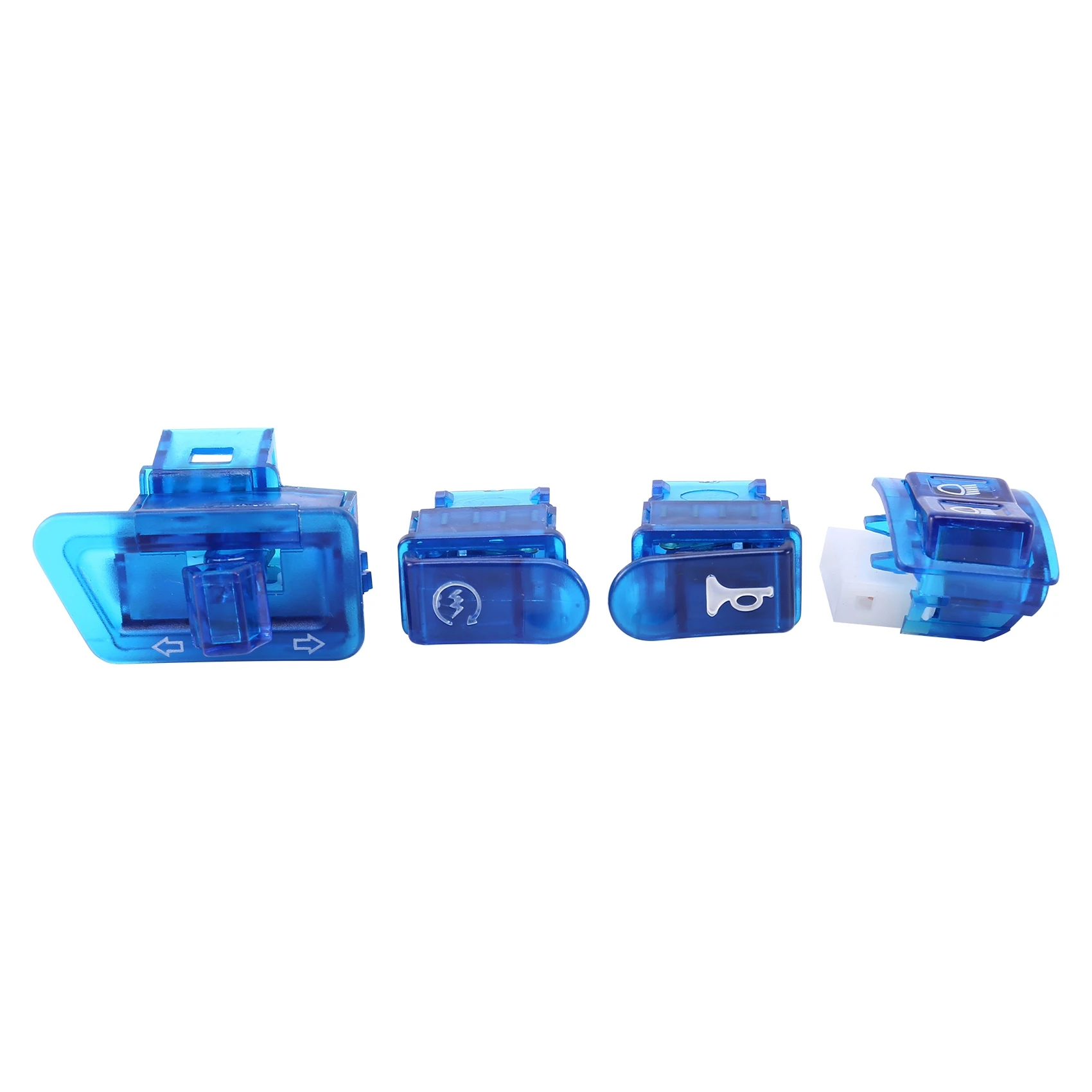 

Motorcycle Horn Switch Button Turn Signal Switch Button Start Button for Honda DIO ZX AF27 AF28 AF34 AF35 Blue