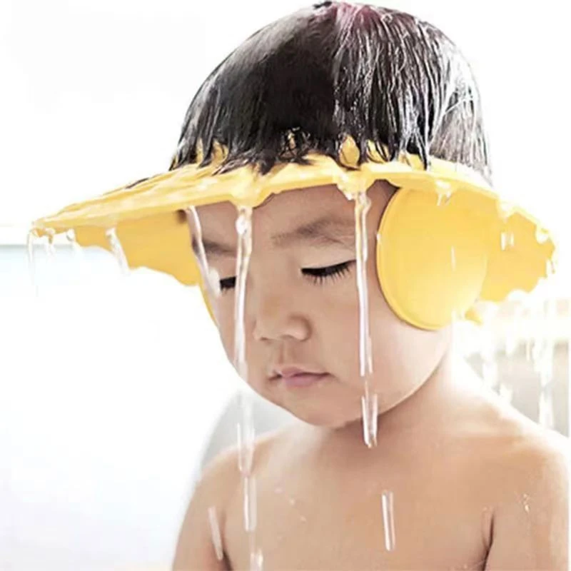 Cuffia Per Shampoo Neonato Regolabile: Visiera Morbida In Silicone Per Lavare I Capelli Senza Lacrime! - 2