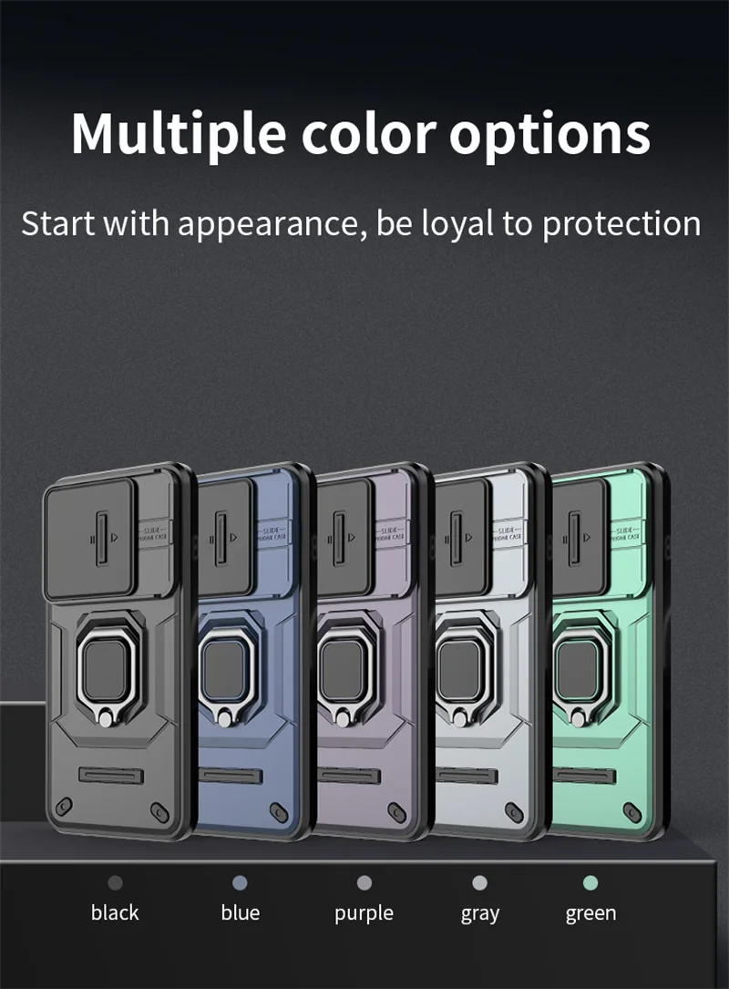 Armor Shockproof Case For VIVO V40 Lite 5G Protective Cover For VIVO V30e Ring Magnetic Holder Coque Fundas Capa_voghion.com