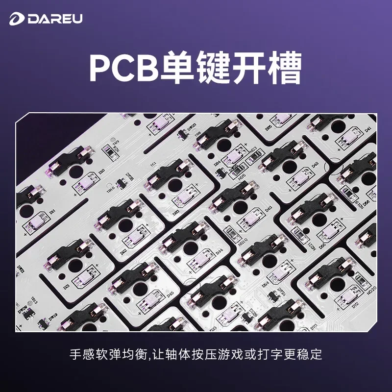Dareu Ek87 Pro 기계식 키보드, 무선 블루투스 키보드, 3 가지 모드, 알루미늄 개스킷 그라데이션 핫 스왑 RGB 라이트 게이머 키보드