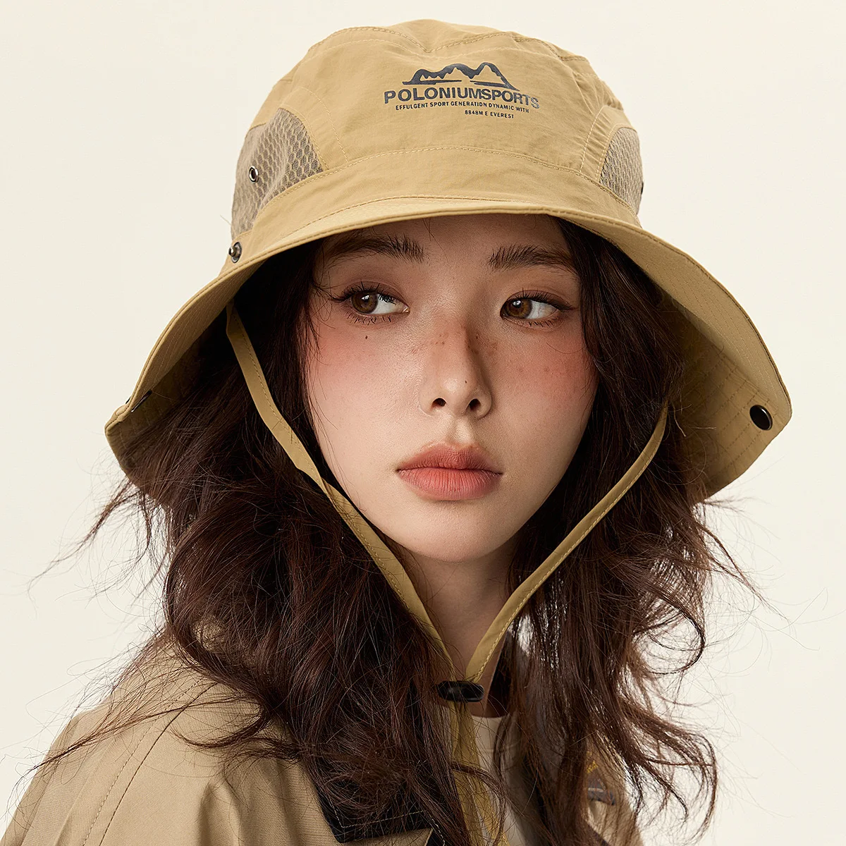 여름 자외선 차단 등산 어부 모자, 야외 큰 처마 하이킹 햇빛가리개 낚시 모자, 큰 머리 허리, 서양 카우보이