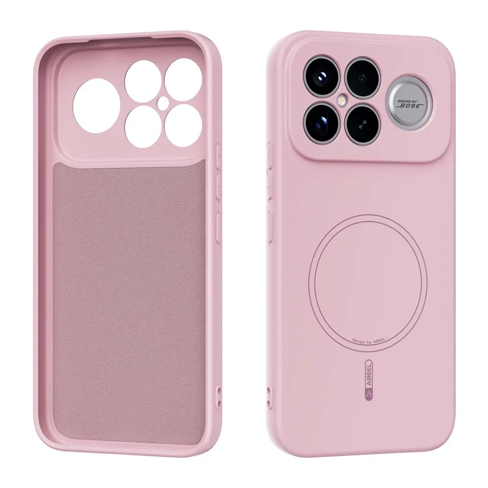 Magnetic Wireless Charging Liquid Silicone Shockproof Soft Case