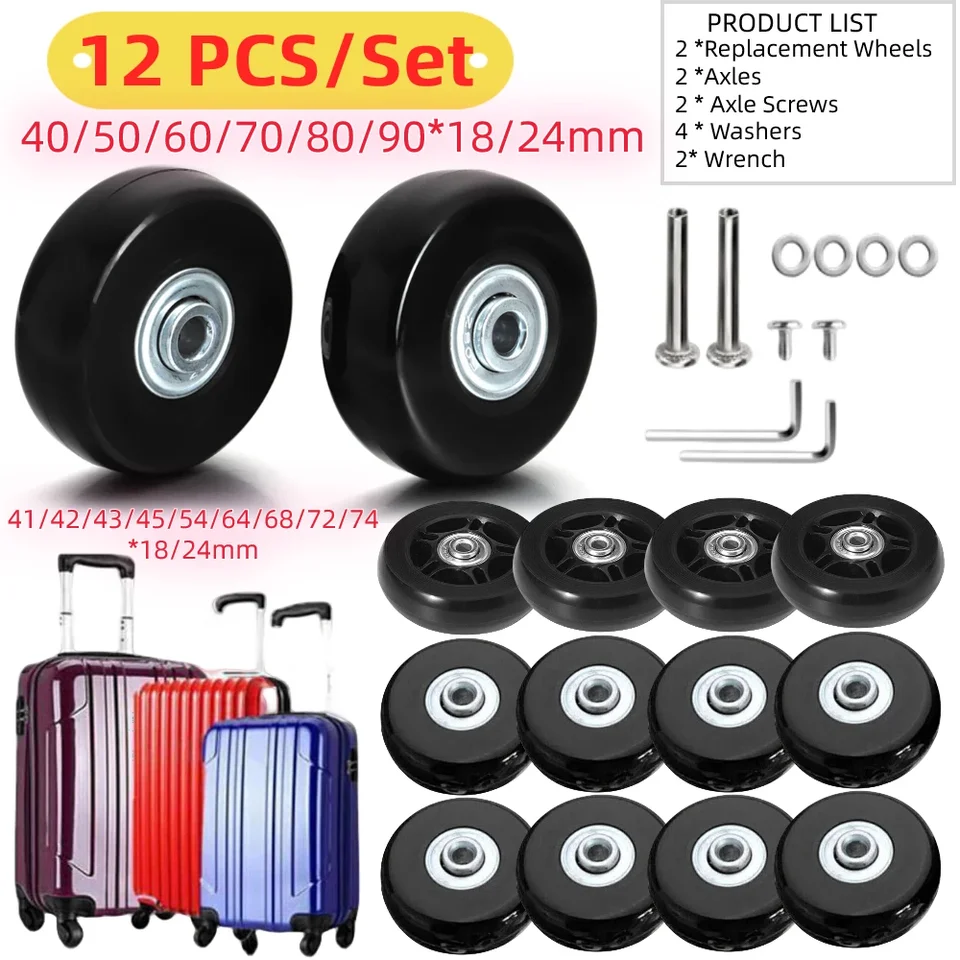 Accessoires De Roues Bagages Voyage Remplacement Roulette Valise
