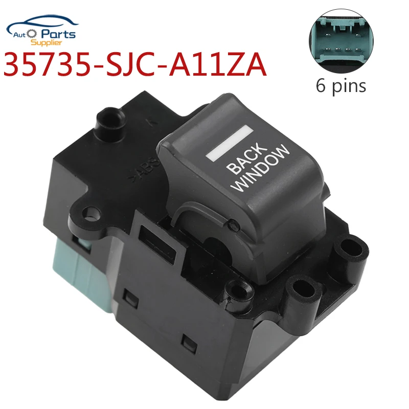 

Новый 35735-SJC-A11ZA для Honda Ridgeline 2006-2014 Электронная Кнопка переключения стеклоподъемника 35735SJCA11ZA