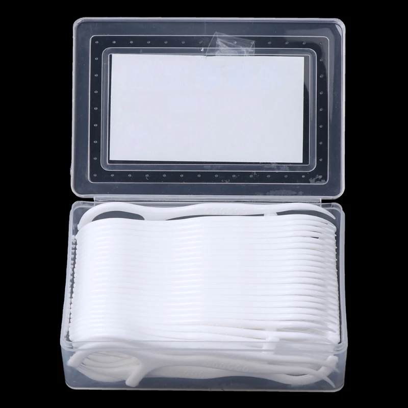 Toothpick Set Dental Floss Sticks Toothpicks Set 50pcs Dental Floss Flosser Picks Teeth Toothpicks Stick Tooth Clean Oral Care 7.5cm