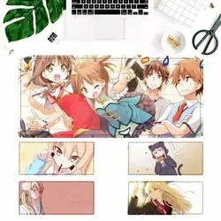 Lock Edge – tapis de souris de jeu animal fille de Sakurasou, pour ordinateur portable et de bureau, pour CS GO 