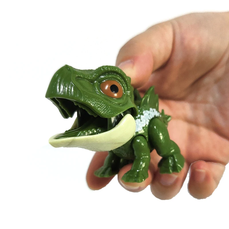 Dedo dinossauro modelo tyrannosaurus rex figura de ação criativo complicado  engraçado jogo interativo mordendo mão crianças puzzle brinquedos -  AliExpress