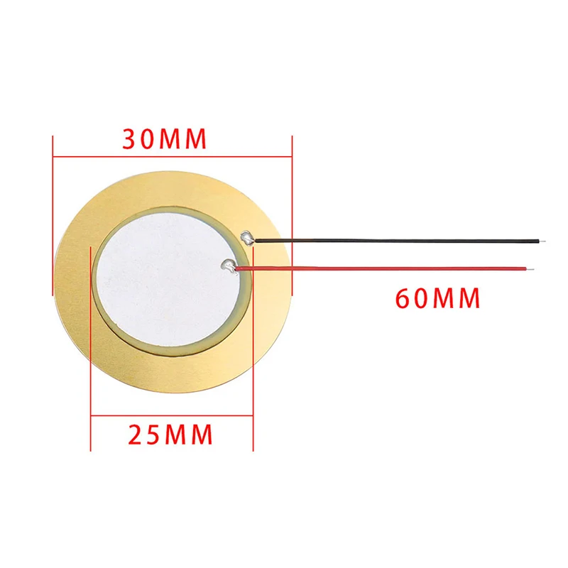 10 Pcs Assorted Piezoelectric Ceramic Sounder Sensor Set