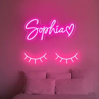 Custom Neon Sign Led Neon Signs Led Letters Family Gift Custom Neon Light Sign for Wedding Party Bar Personal Name Logo Salon 1