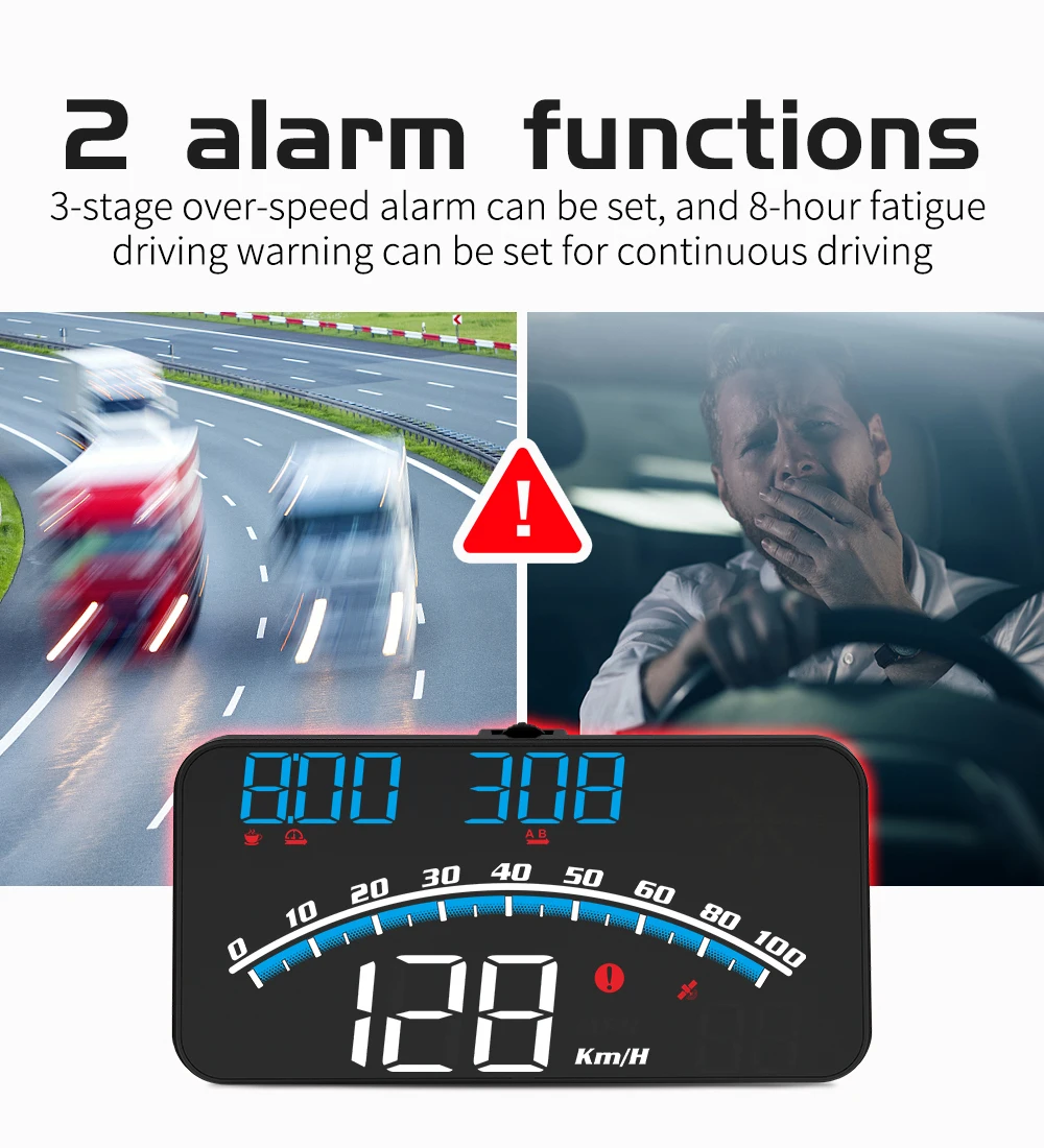 G10 HUD Head Up Display GPS System for All Car Auto Accessory Smart Digital Spee