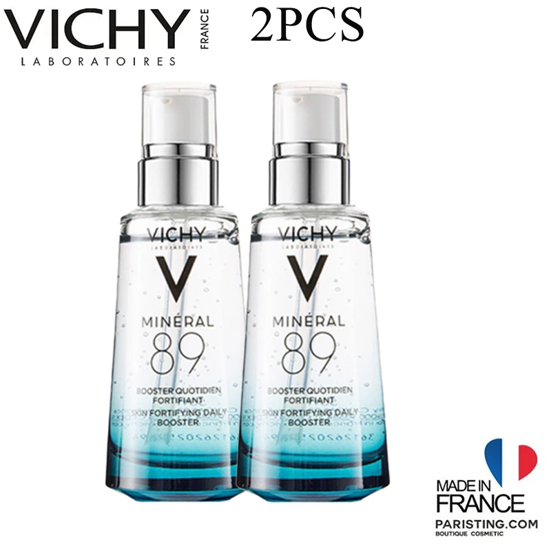 

2PCS Vichy Mineral 89 Pure Hyaluronic Acid Essence Daily Booster Moisturizing Serum Suitable For Sensitive And Dry Skin 50ml