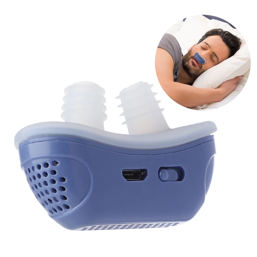 Sleep Aid Instrument Stop Snoring Stop Snoring Patch Anti Snoring Patch Portable Smart Anti-Snoring Device Sleep Snoring Solution Stopper HealthCare EMS Noise Sleeping Aids For Better Sleep