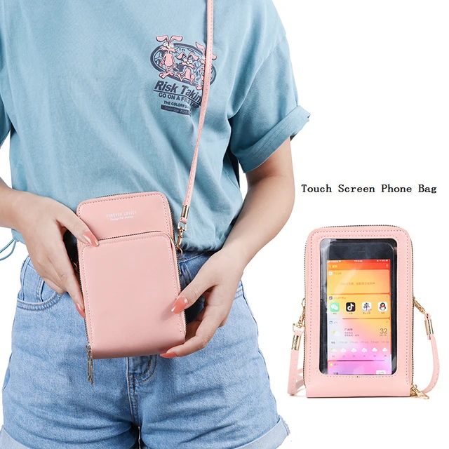 Crossbody Cell Phone Purses Women  Handbag Phone Touch Screen - Crossbody  Phone - Aliexpress