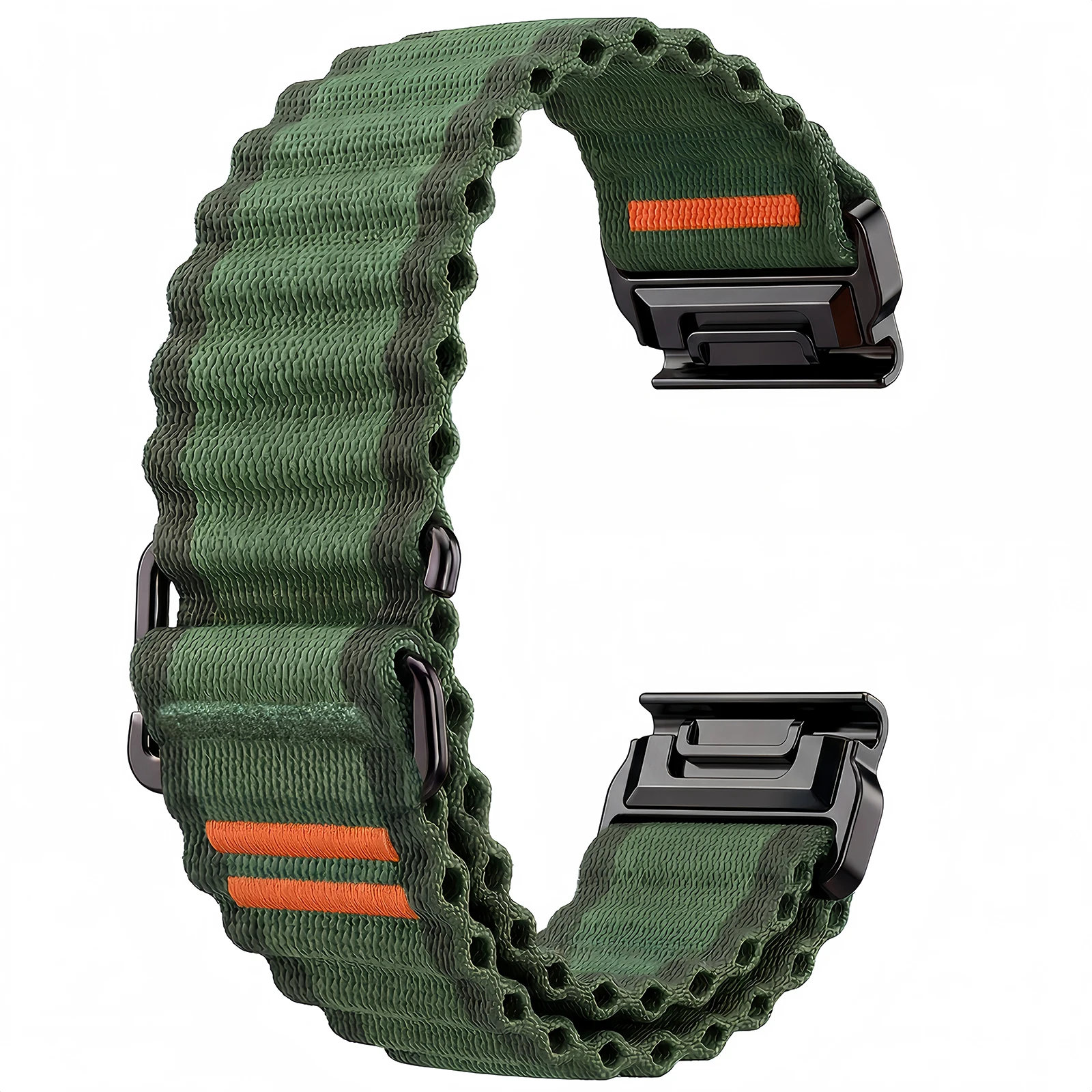 Quick Fit Nylon Braided Strap - Adjustable Wristband