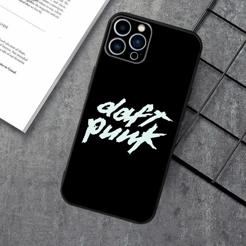 Daft Punk Band Silicone Black Phone Case