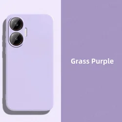 Custodia per telefono in silicone liquido morbido TPU con protezione per la fotocamera e design con paraurti