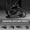 Sim Cockpit, Adj. Black Seat, Fit G27-923, Logi/Thrust/Fanatec, No Wheel/Pedal/Handbrake 4