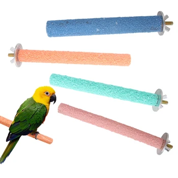 Colored Quartz Bird Perch 1