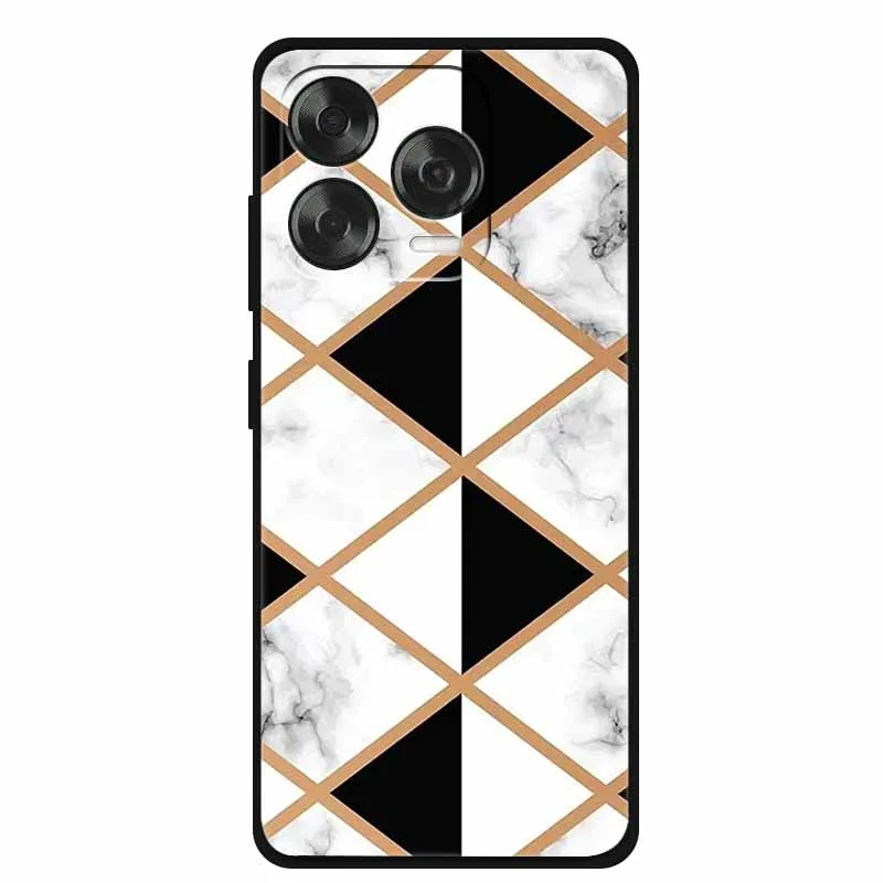 Marble Pattern Soft Silicone TPU Phone Case - Elegant Protective Back Shell Cover