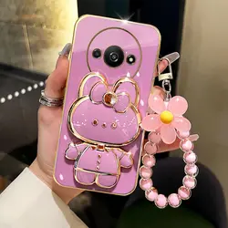 A3 X Plating Lanyard Phone Case - Premium Sport Cover - Redmi 9AT (PURPLE)