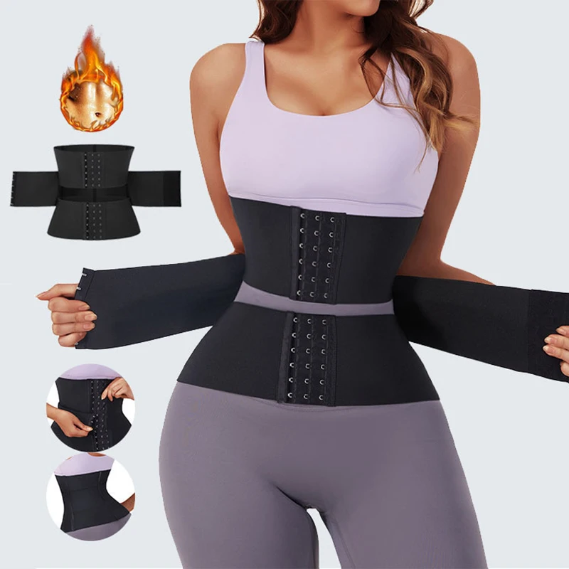 

Waist Trainer Body Shapewear Women Tummy Slimming Sheath Woman Flat Belly Girdle Postpartum Sheath Wrap Waist Belt Faja Corset