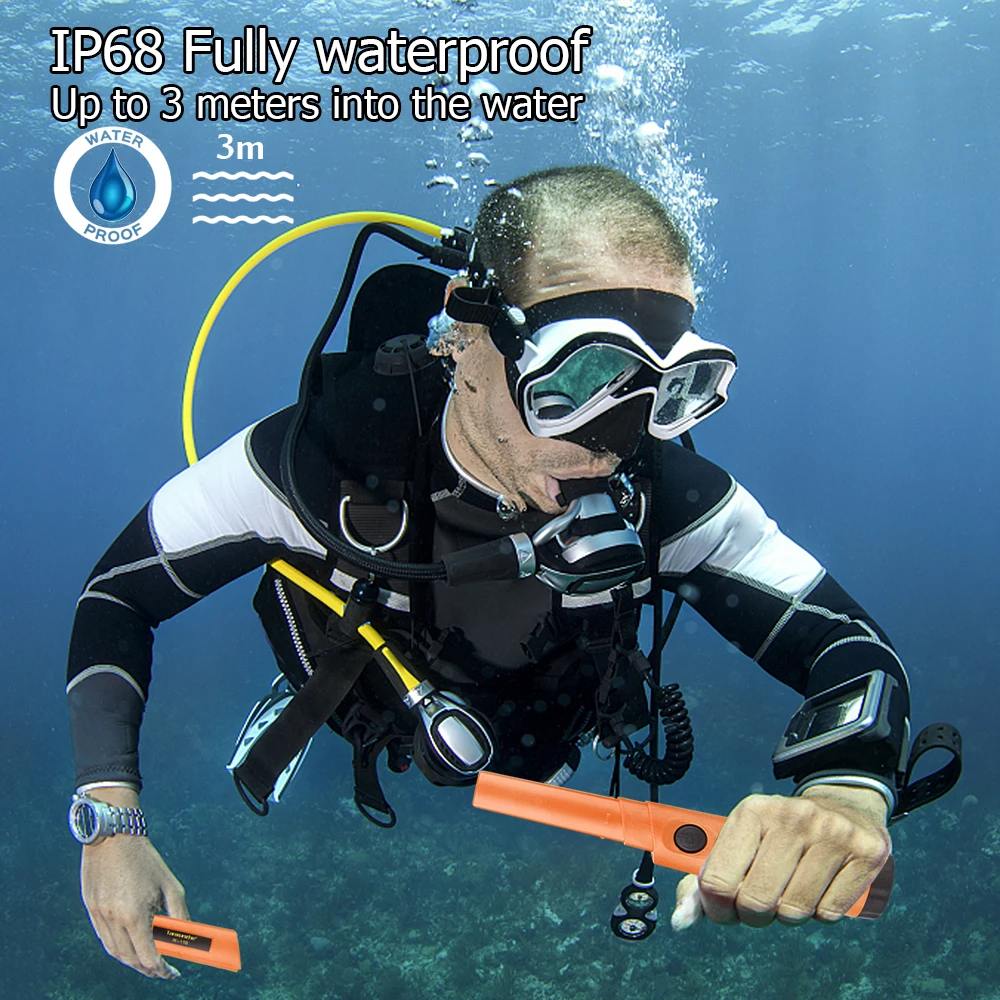 Metal Detector TC-110 Metal Detector Pointer Pinpoint GP-pointer Hand Held Positioning Rod IP68 waterproof